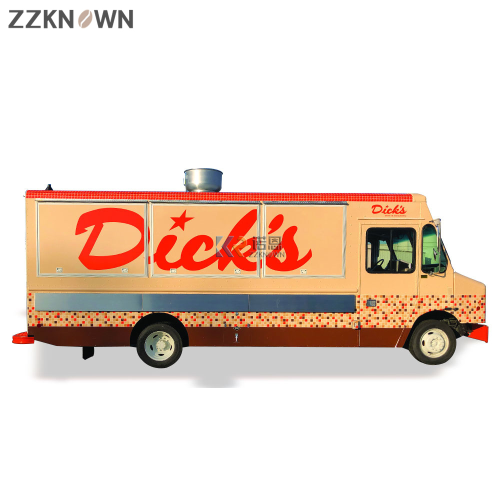 Fast Food With Snacks - Camions alimentaires mobiles entièrement équipés avec