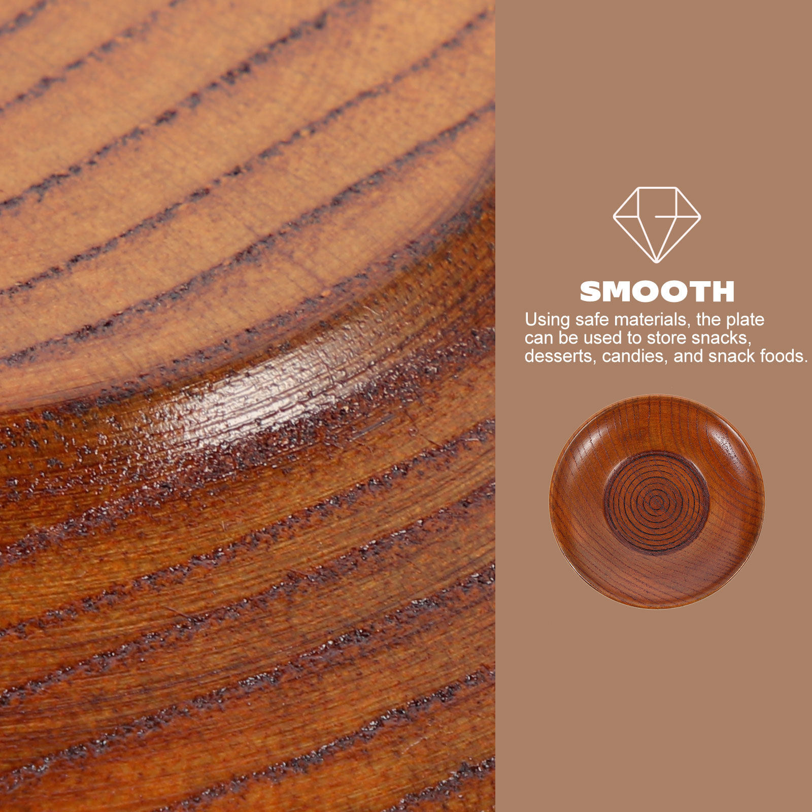 Food Sweet Snacks - Assiette de service alimentaire en bois