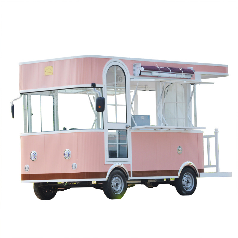 Fast Food With Snacks - Remorque mobile de camion de nourriture