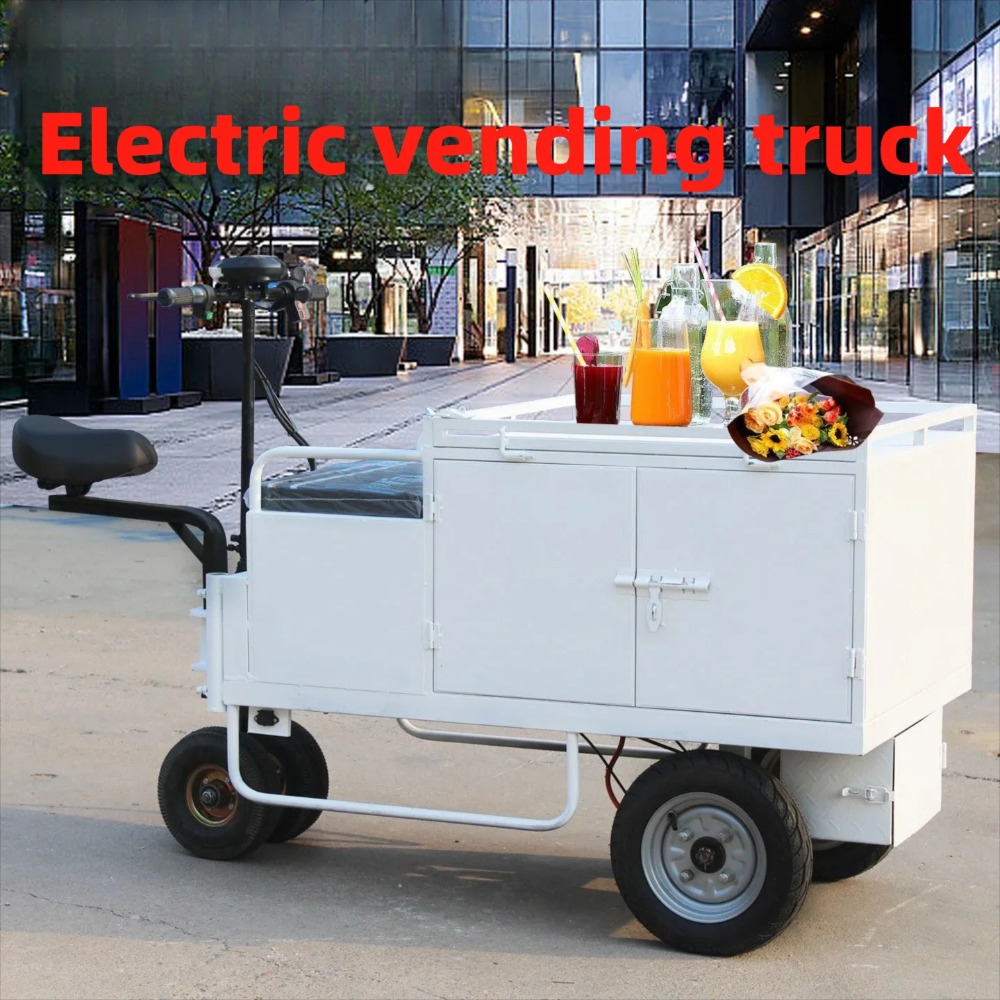 Food Sweet Snacks - Chariot électrique multifonctionnel à 3 roues