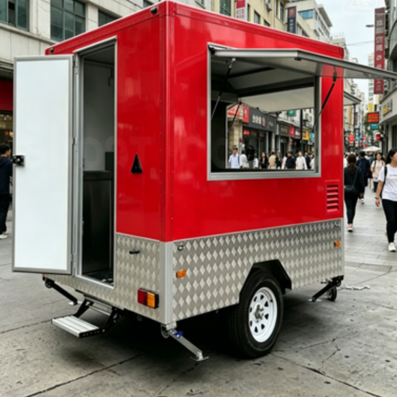 Fast Food With Snacks - Camions de restauration rapide mobiles entièrement