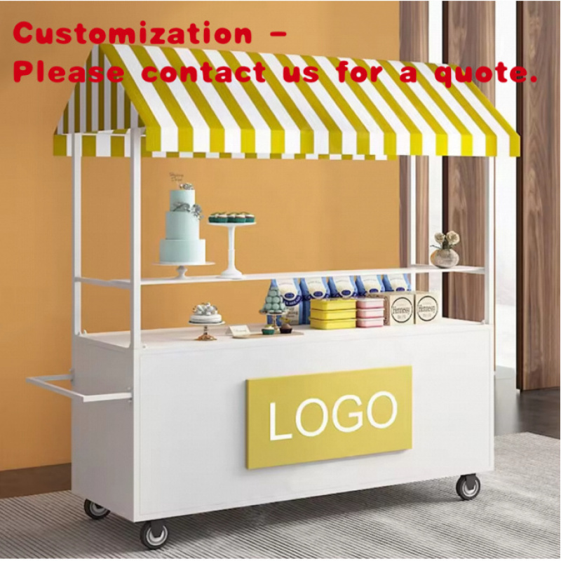 Food Snacks To Sell - Chariot de stand de marché de