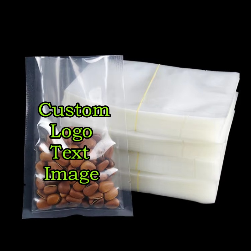 Logo Food Snack - 100 pièces de sacs en plastique