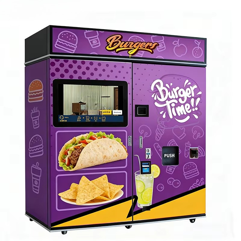 Fast Food With Snacks - Distributeur automatique de restauration rapide personnalisé,