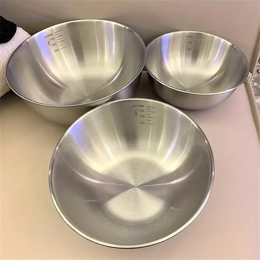 Food Xxl - Ensemble de 3 bols en acier