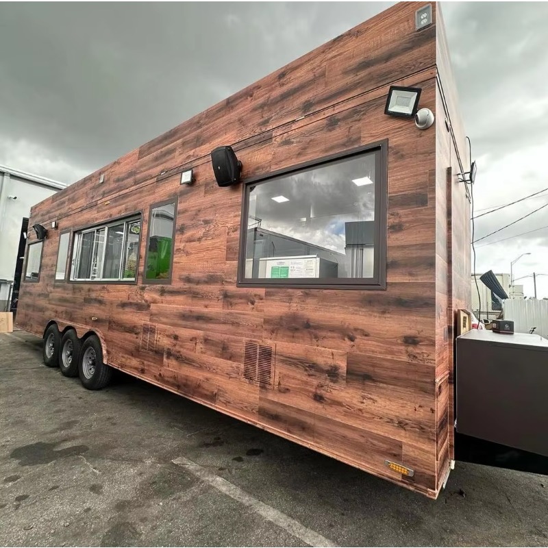 Fast Food With Snacks - Camions de restauration mobiles en gros