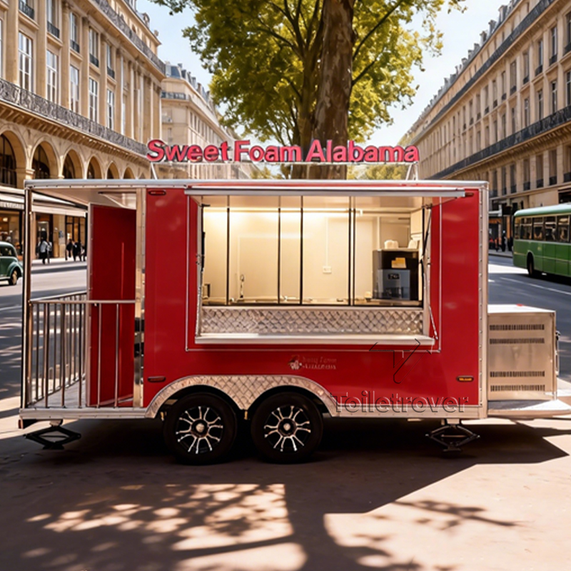 Food Sweet Snacks - Camion de restauration mobile commercial de
