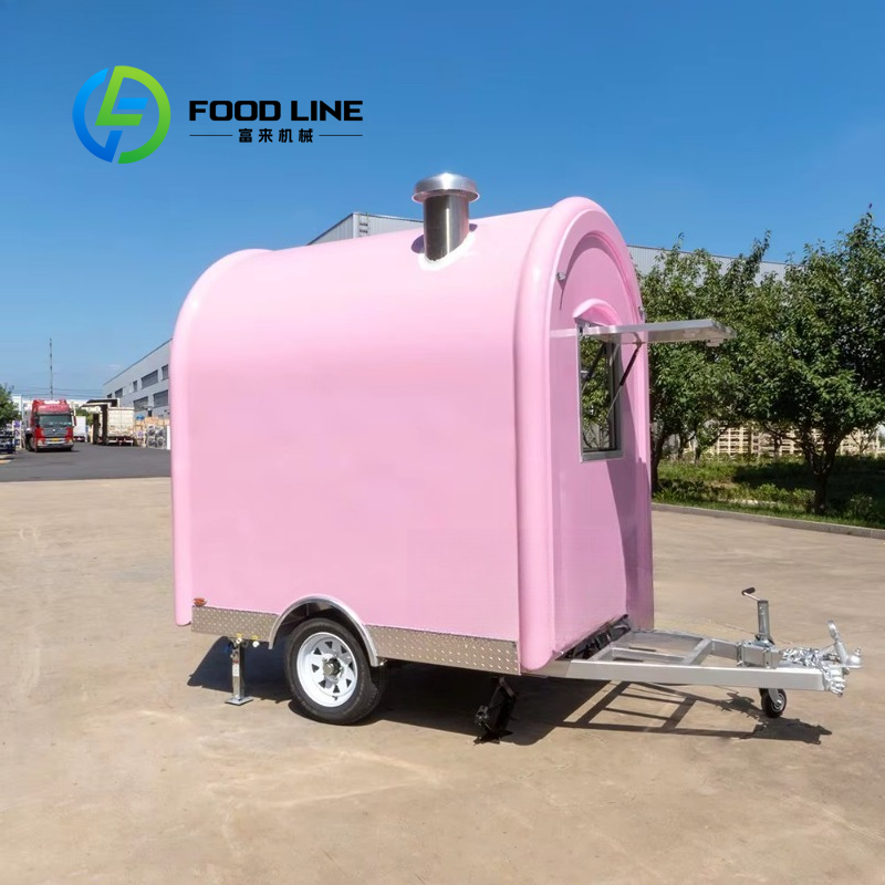Mini-remorque alimentaire rose - Food Snacks Catering avis et prix