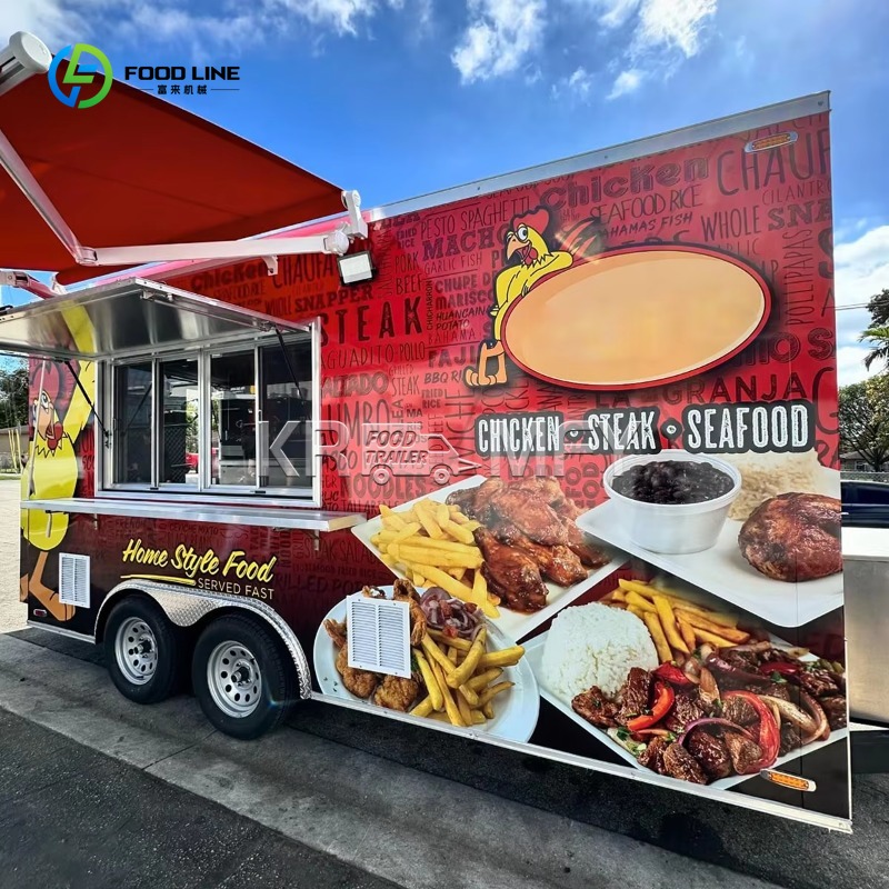 Chine chariot de remorque de n - Food Snacks Catering avis et prix