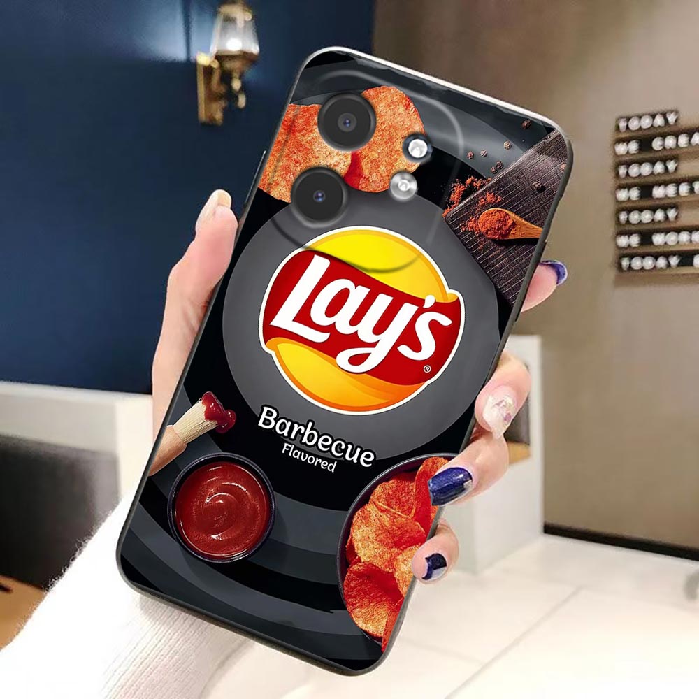 Coque de téléphone L-Lay'S Sna - Logo Food Snack avis et prix