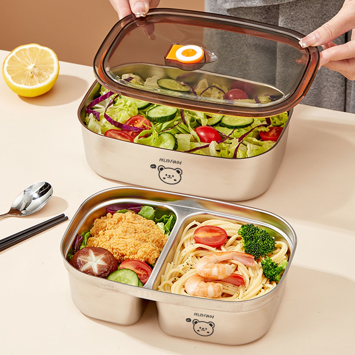Boîte à lunch portable en acie - Food Xxl avis et prix