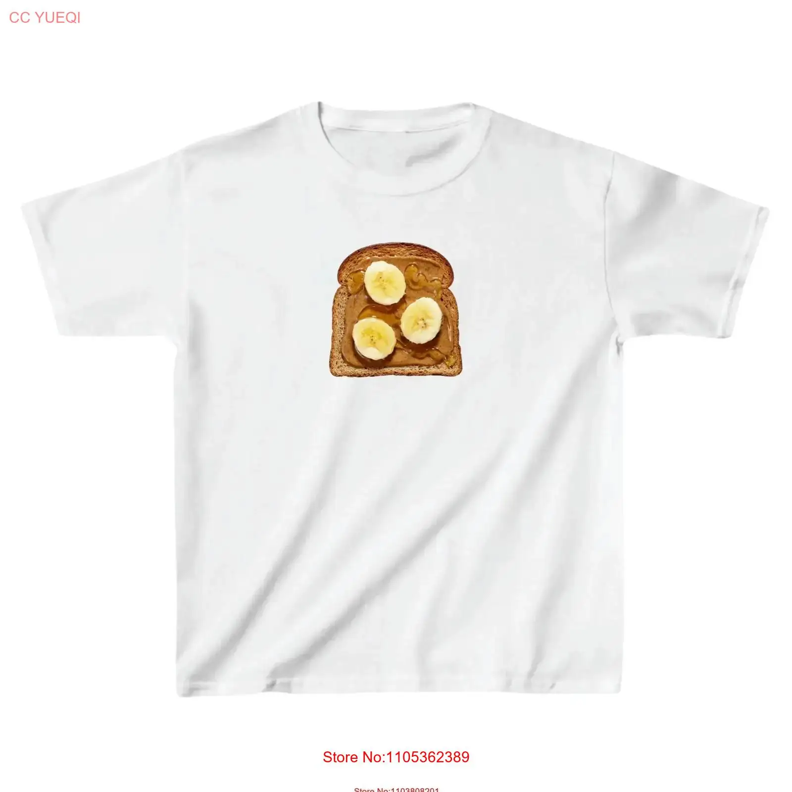 T-shirt pour bébé motif toast  - Peanut Butter Snack avis et prix