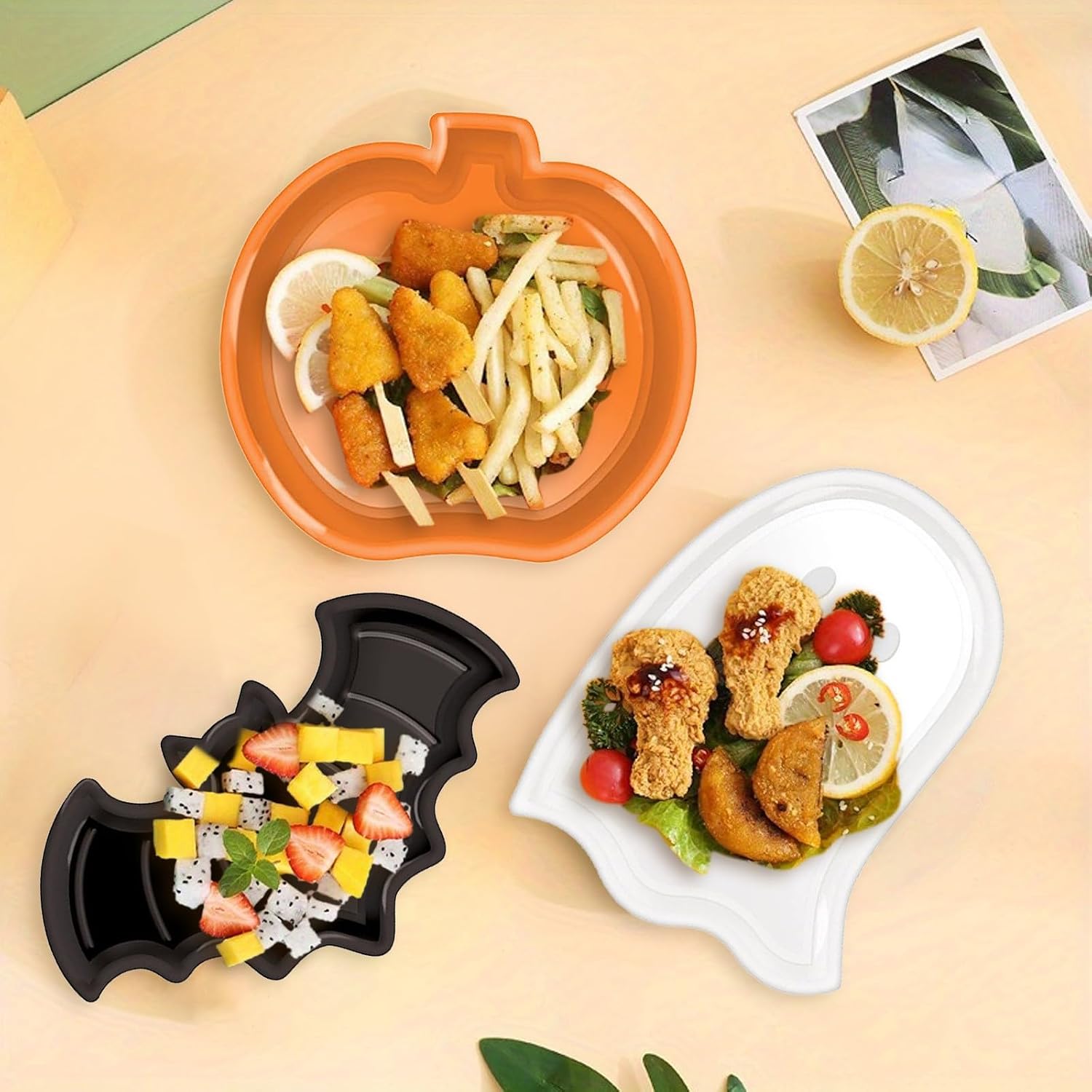 Ensemble d'assiettes réutilisa - Food Snacks Party avis et prix
