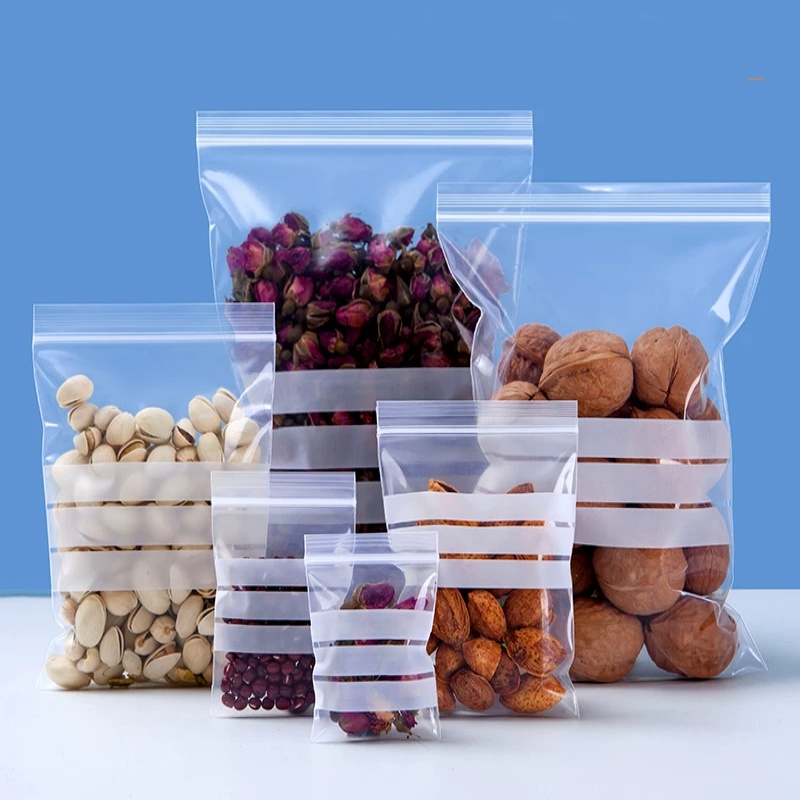 200 Sachets Ziplock Transparen - Logo Food Snack avis et prix