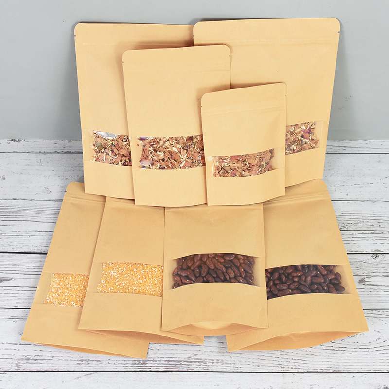 Sacs en papier Kraft à fermetu - Food Snacks Party avis et prix