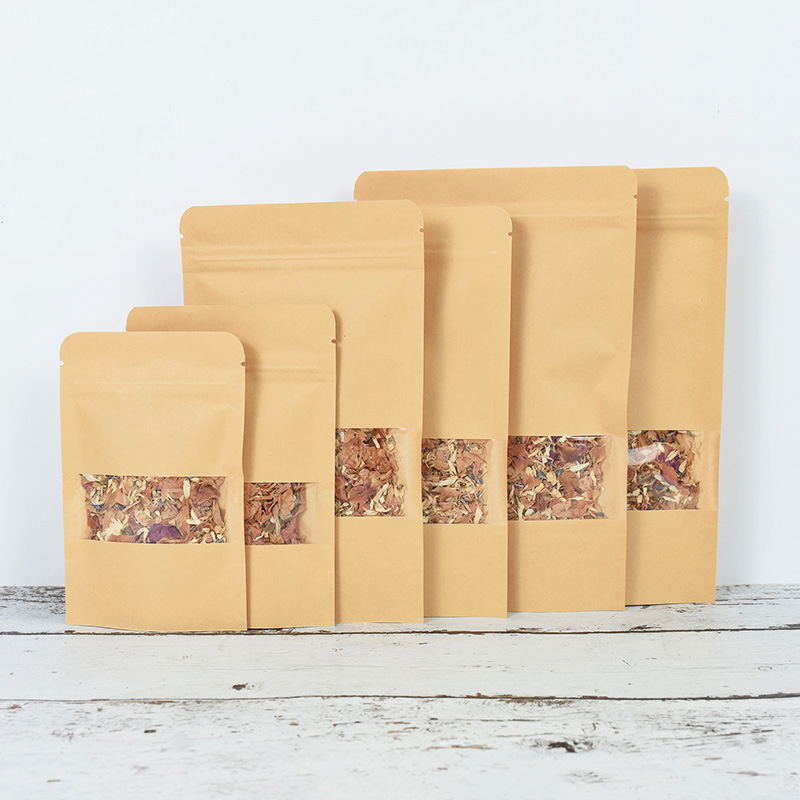 Sacs en papier Kraft à fermetu - Food Snacks Party avis et prix