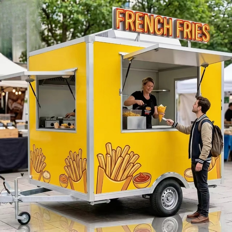 Chariot de vente ambulant avec - Food Snacks To Sell avis et prix