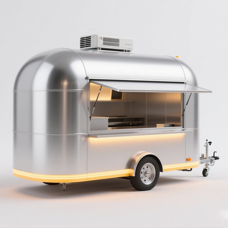 Chariot de vente ambulant avec - Food Snacks To Sell avis et prix