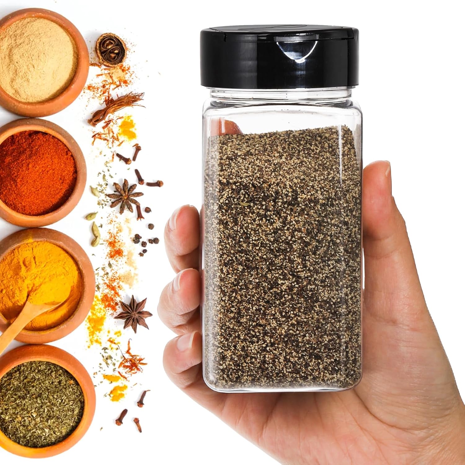 Grands pots à épices carrés en - Food Xxl avis et prix